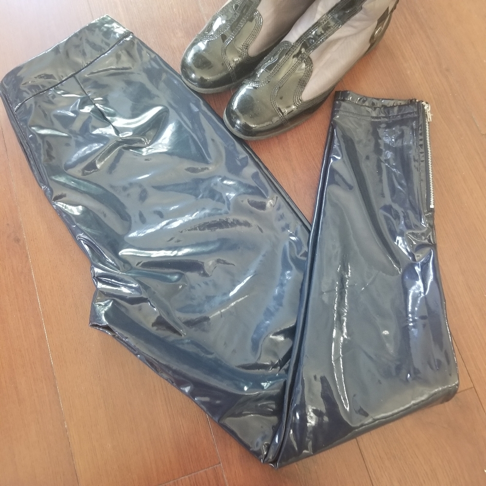 Vinyl navy pants - Picture 16 of 16